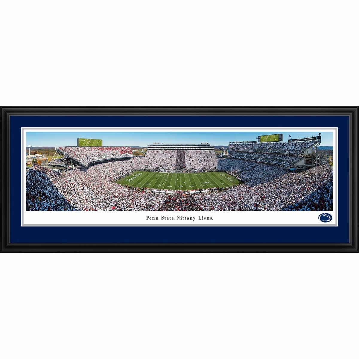 deluxe framed panoramic photo OSU vs Penn State Helmet Game 2024